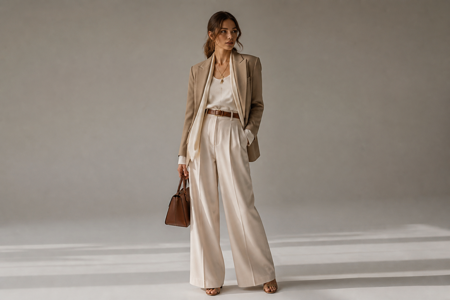 wijde broek outfits combineren