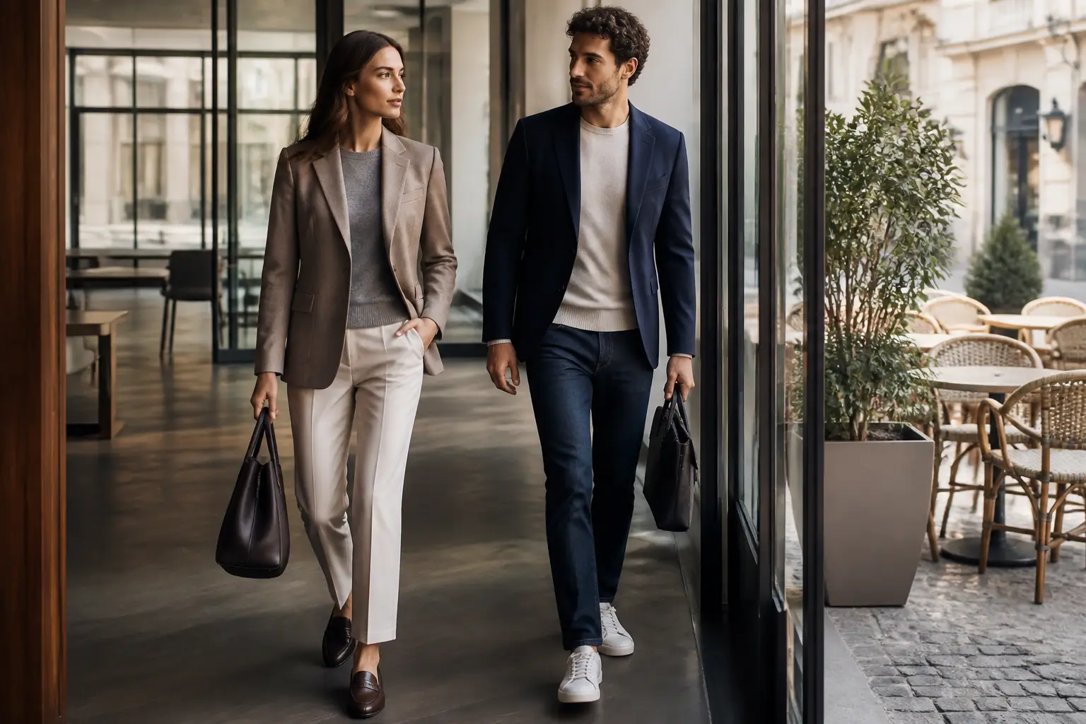 blazer outfits combineren